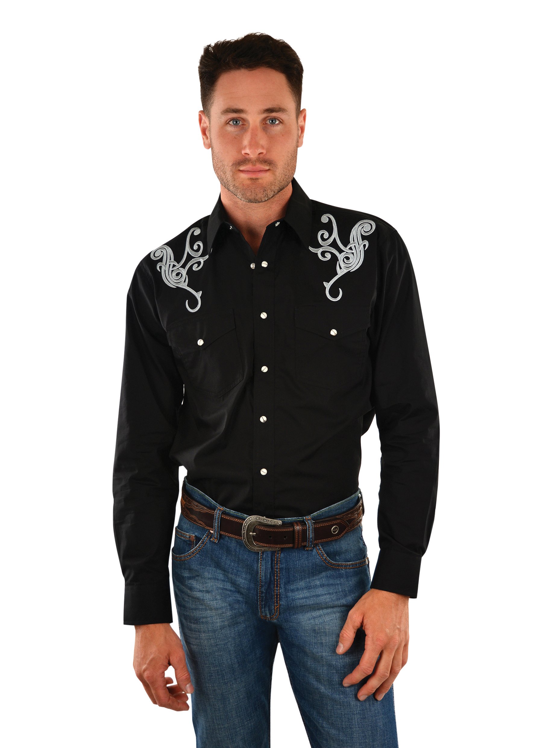 Wrangler Jimmy Embroidered L/S Shirt – Midland Army Navy Disposals