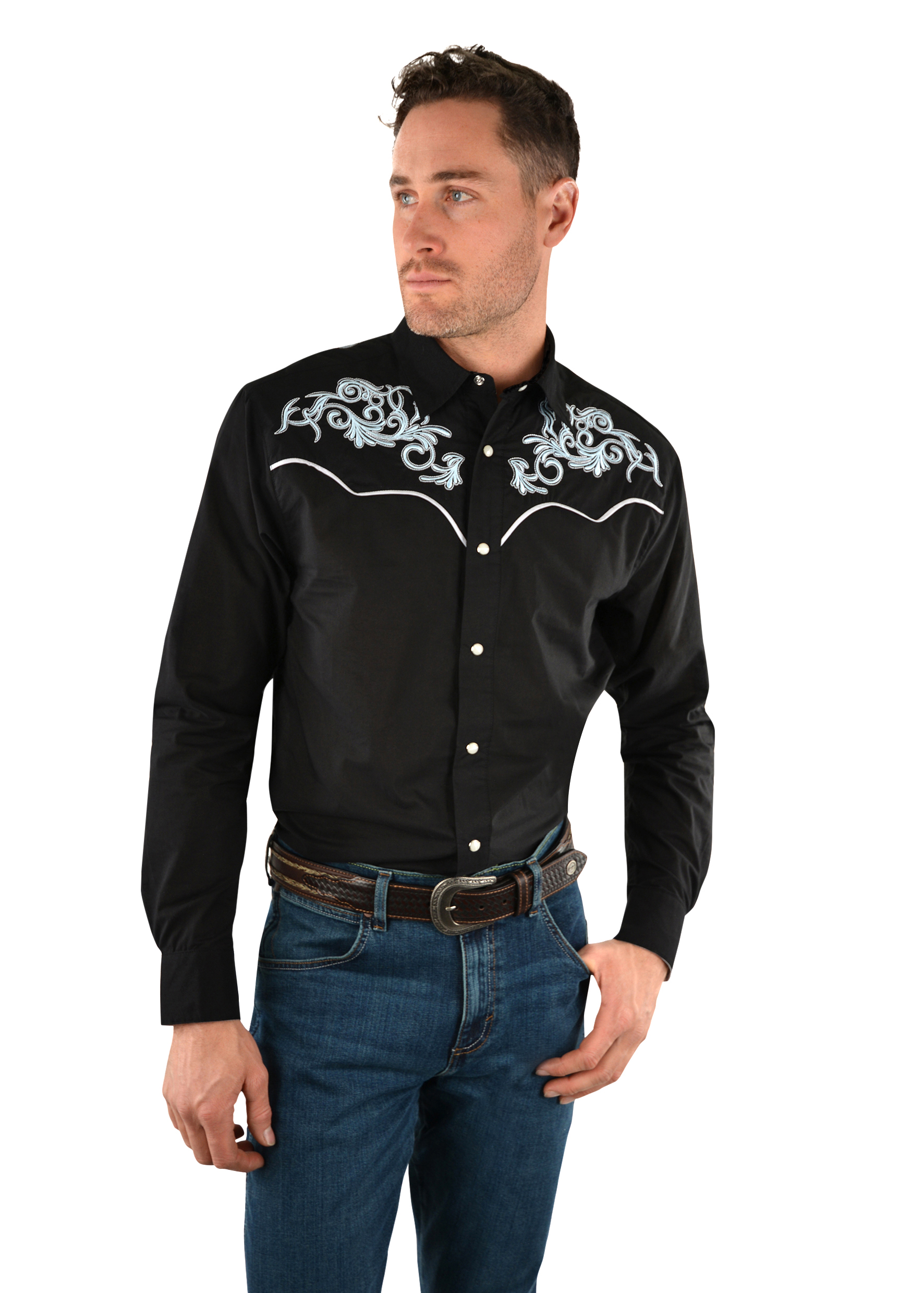 Wrangler Nixon Embroidered Shirt – Midland Disposals