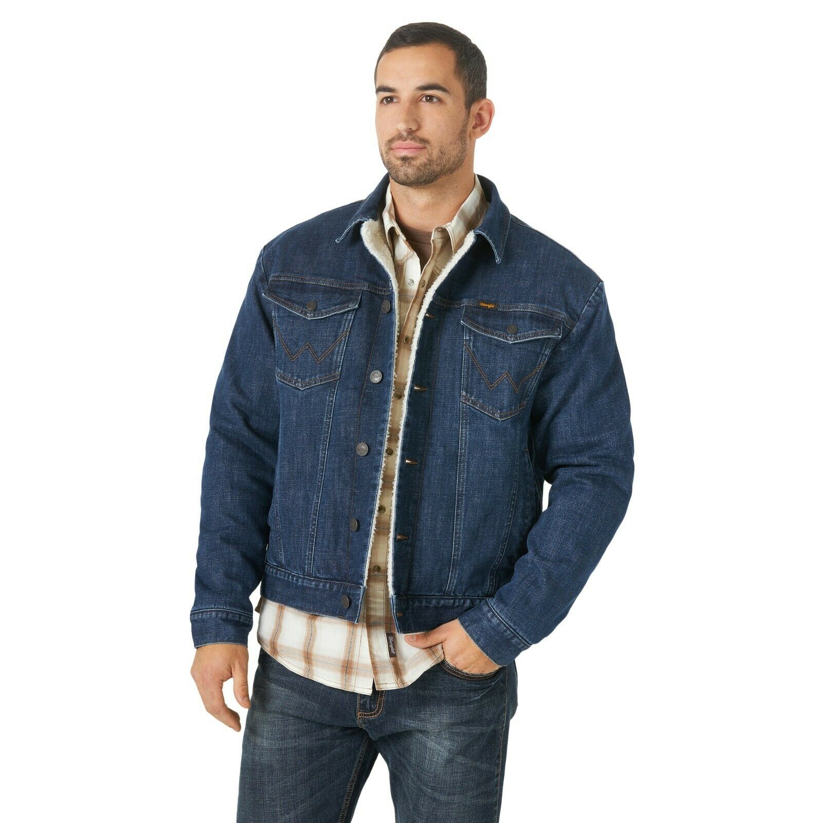 Wrangler Sherpa Lined Denim Jacket – Midland Army Navy Disposals